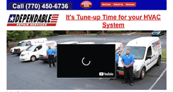 Desktop Screenshot of dependableservices.com